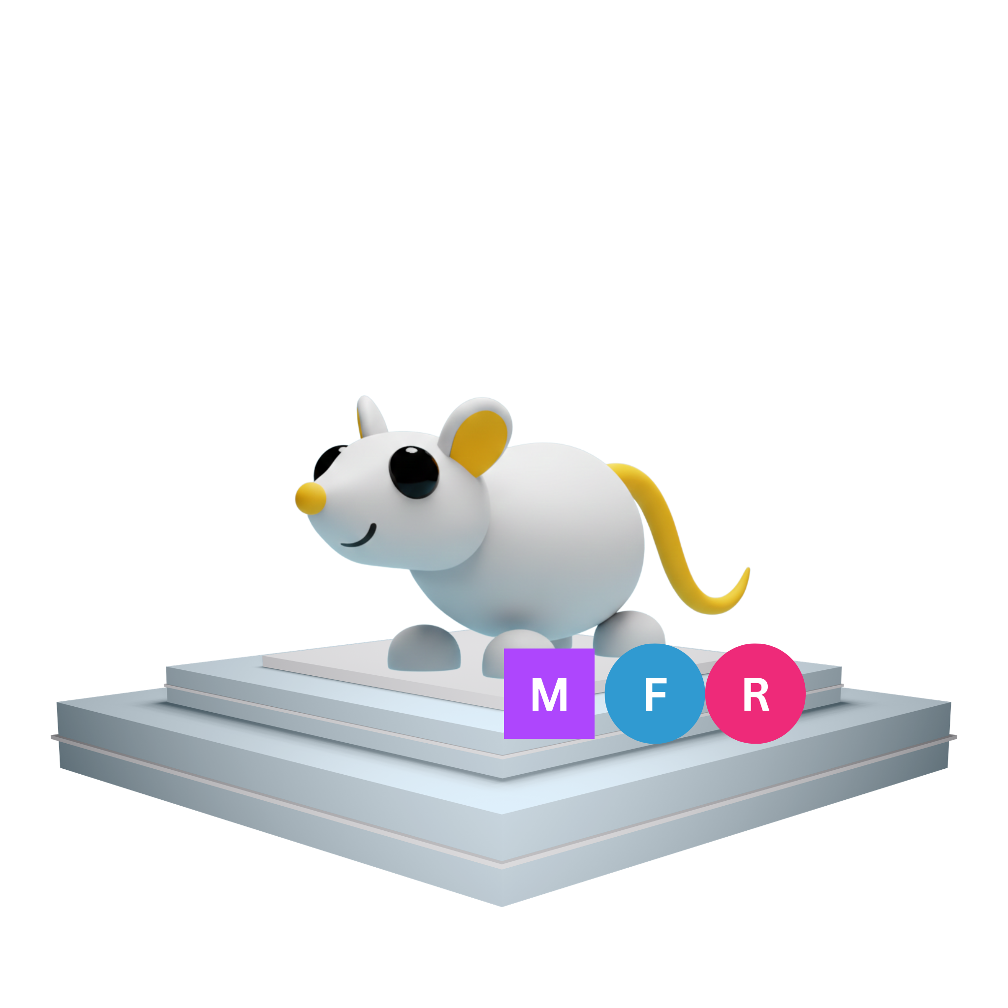 MFR Golden Rat mega adopt me Golden Rat adopt me Velcra
