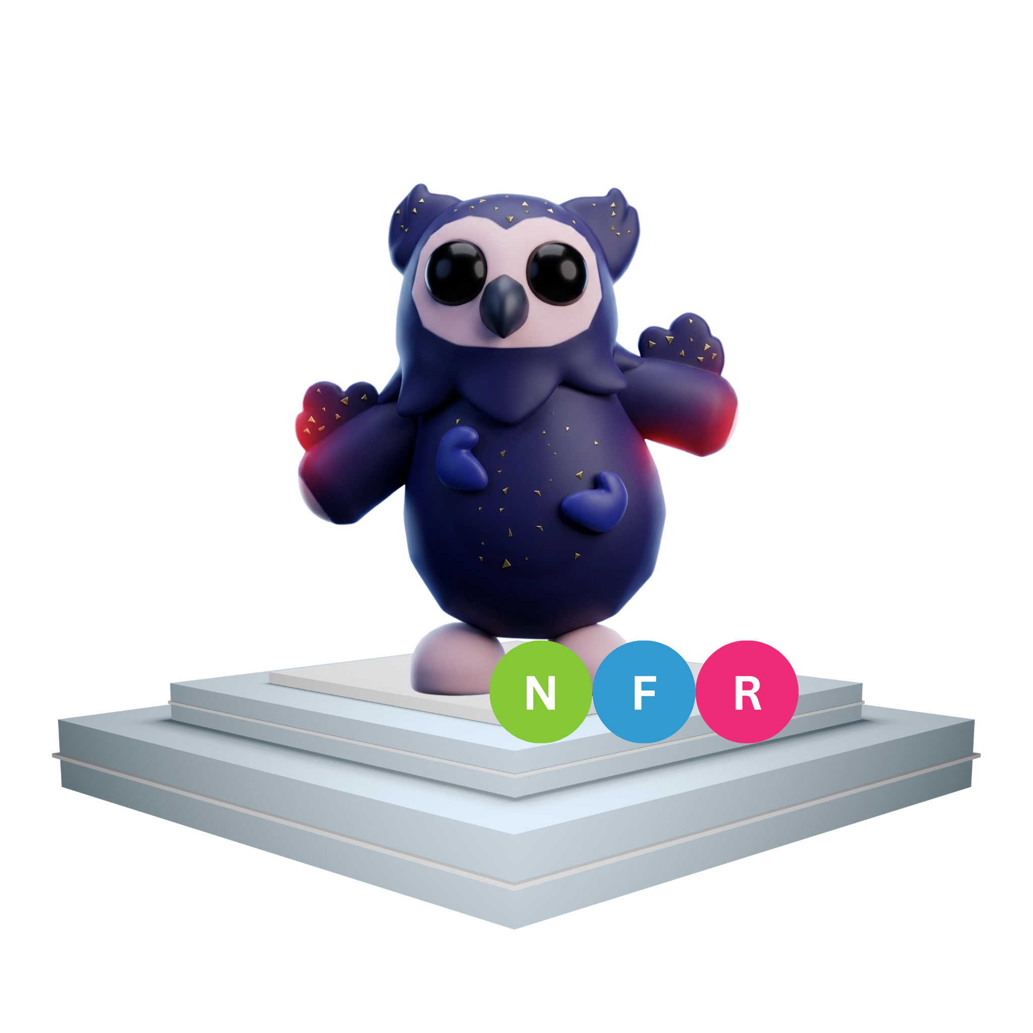 Neon Owlbear adopt me nfr owlbear adopt me Velcra