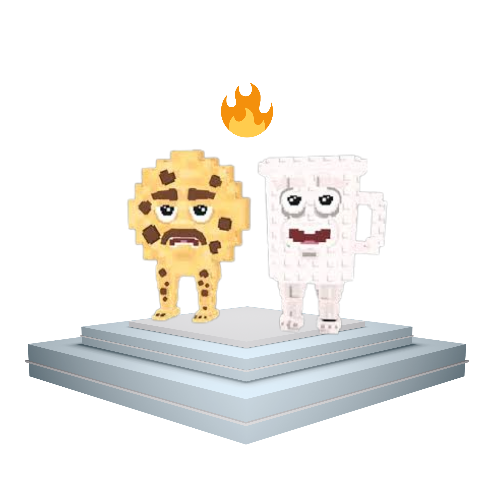 Cookie and Milki steal a brainrot Velcra
