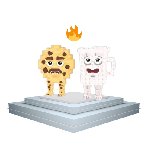 Cookie and Milki steal a brainrot Velcra
