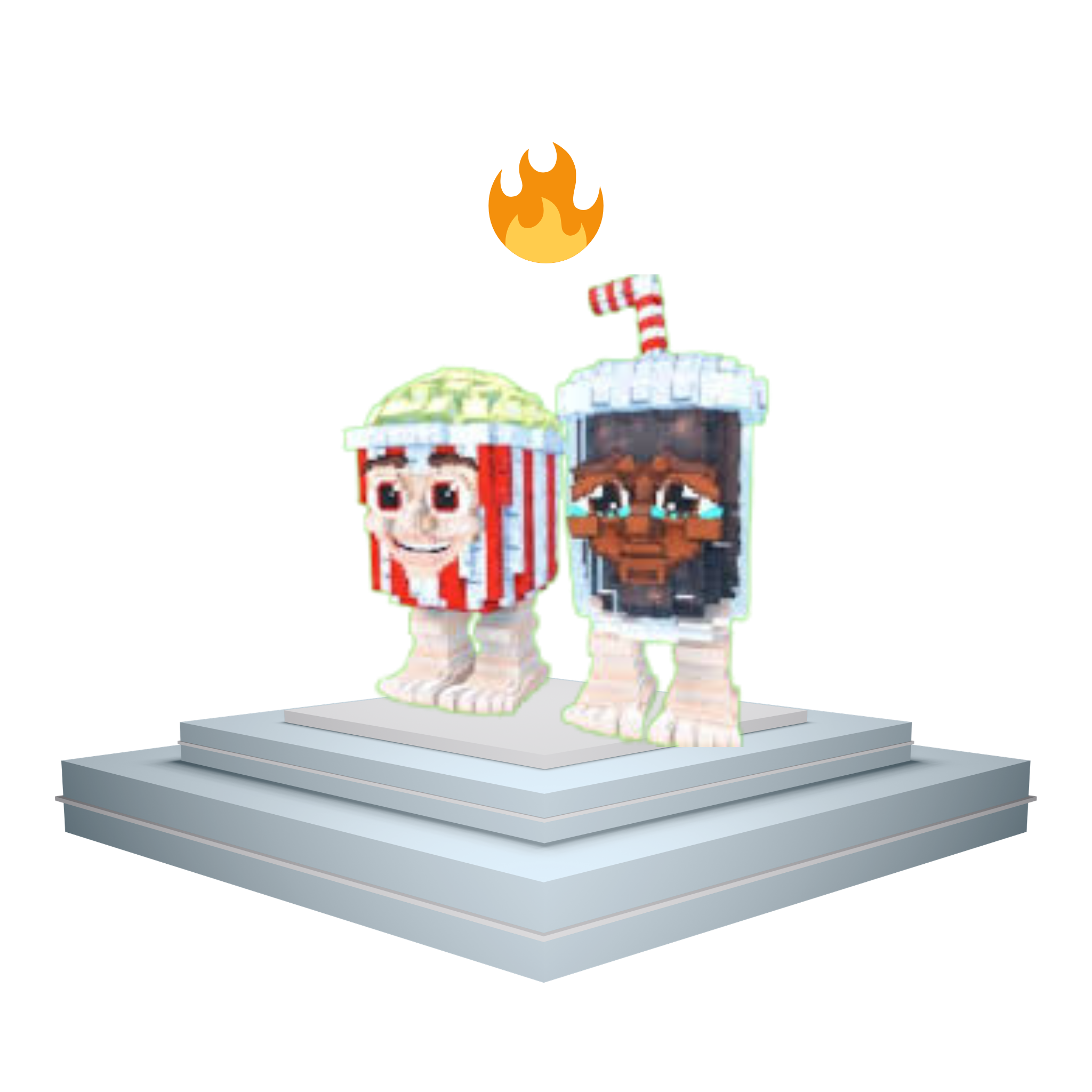 Popcuru and Fizzuru steal a brainrot BloxDirect
